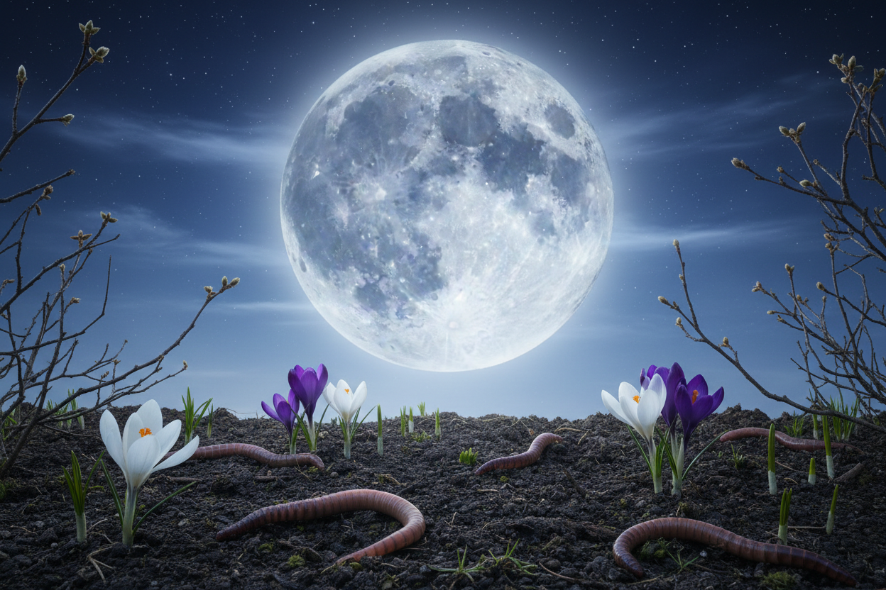 March Full Moon Rituals: Worm Moon Release and Renewal