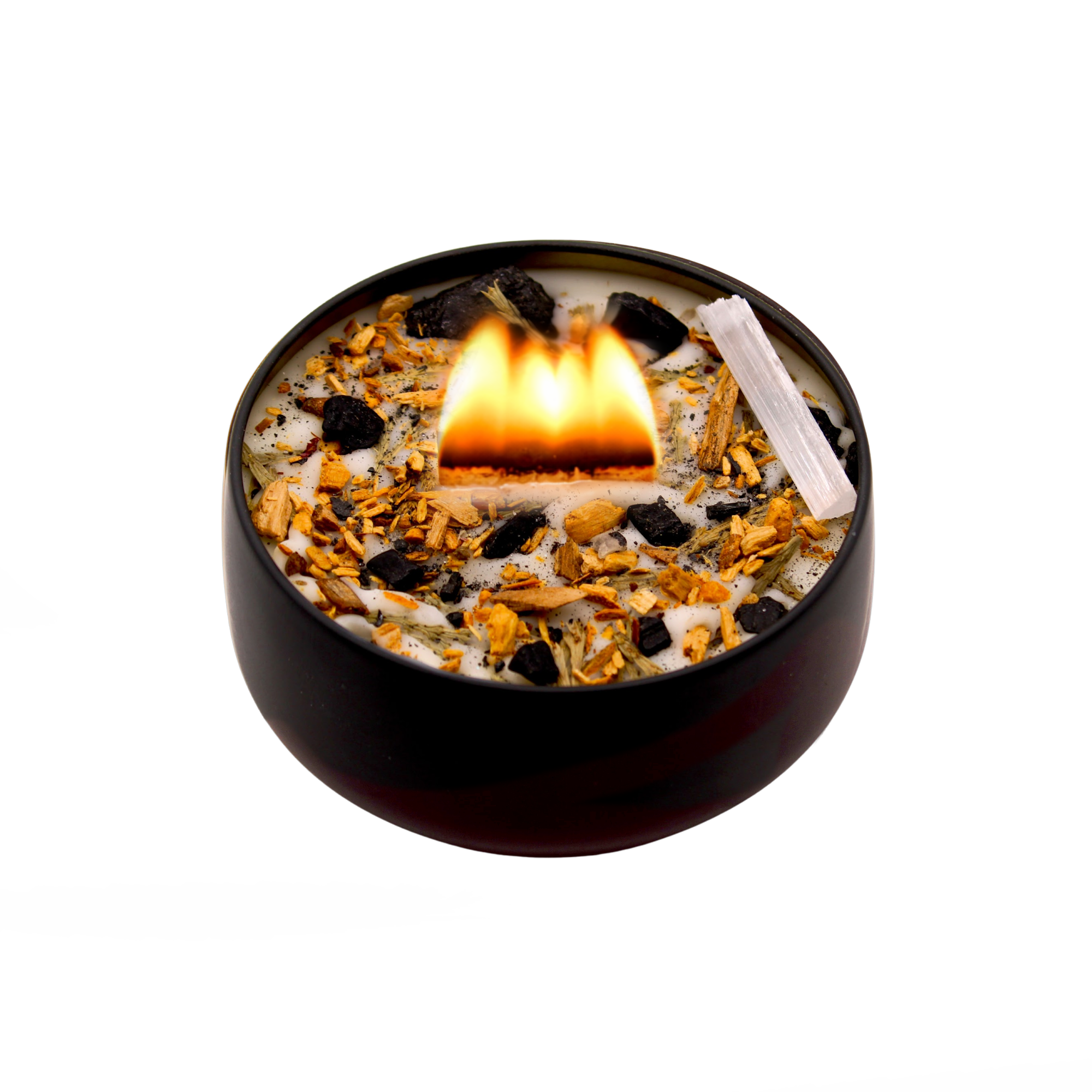 Aura Cleansing Crystal Candle