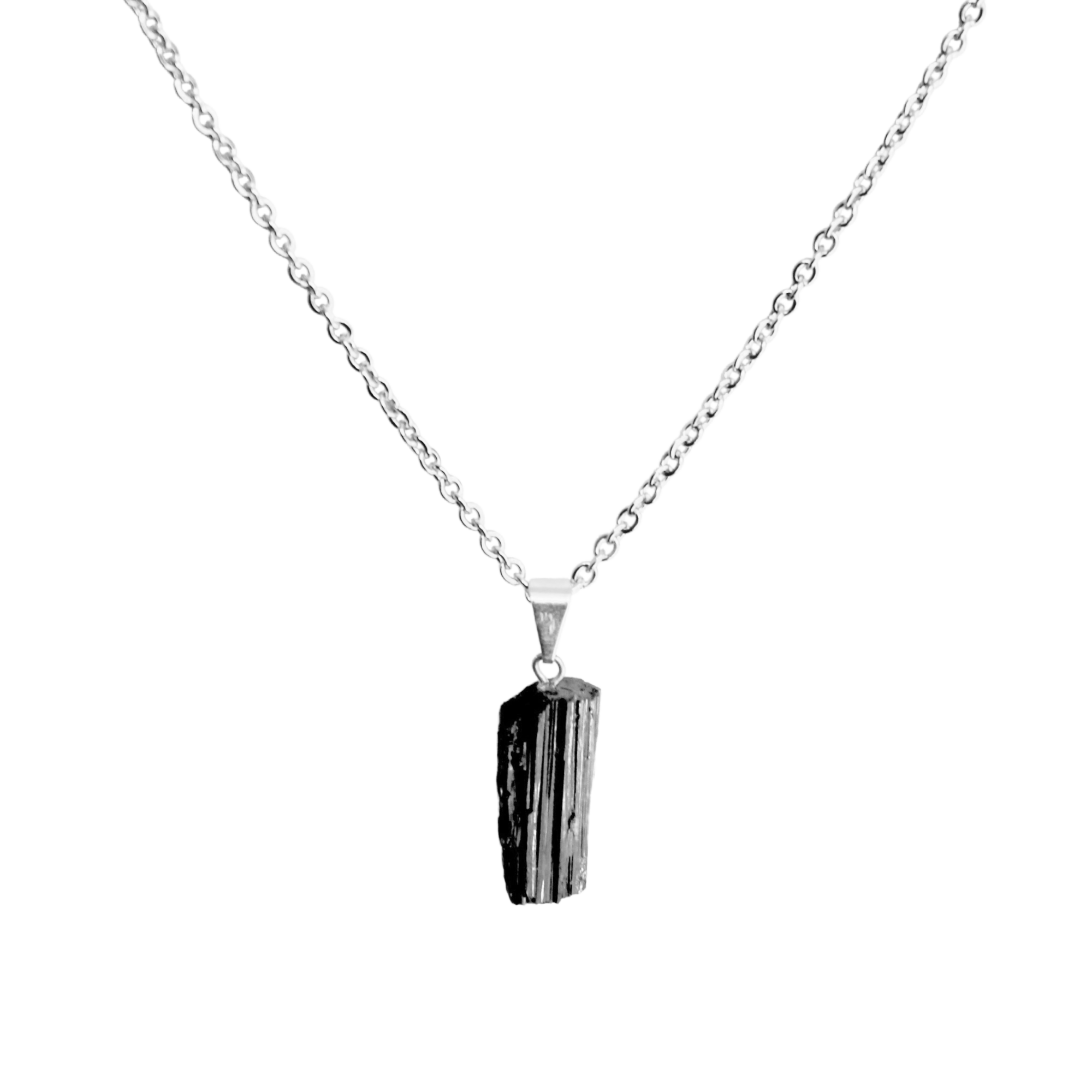 Black Tourmaline Pendant Necklace