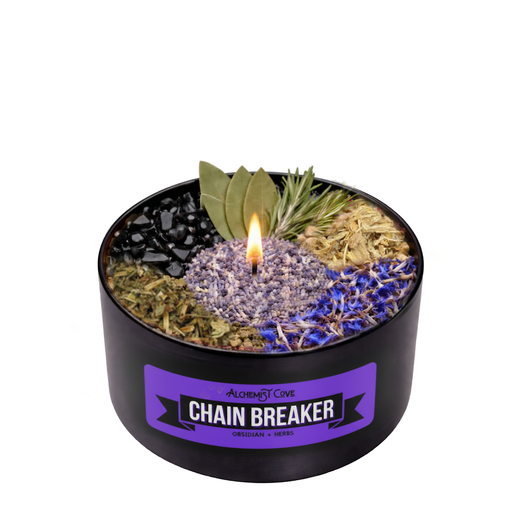 Chain Breaker Crystal Candle