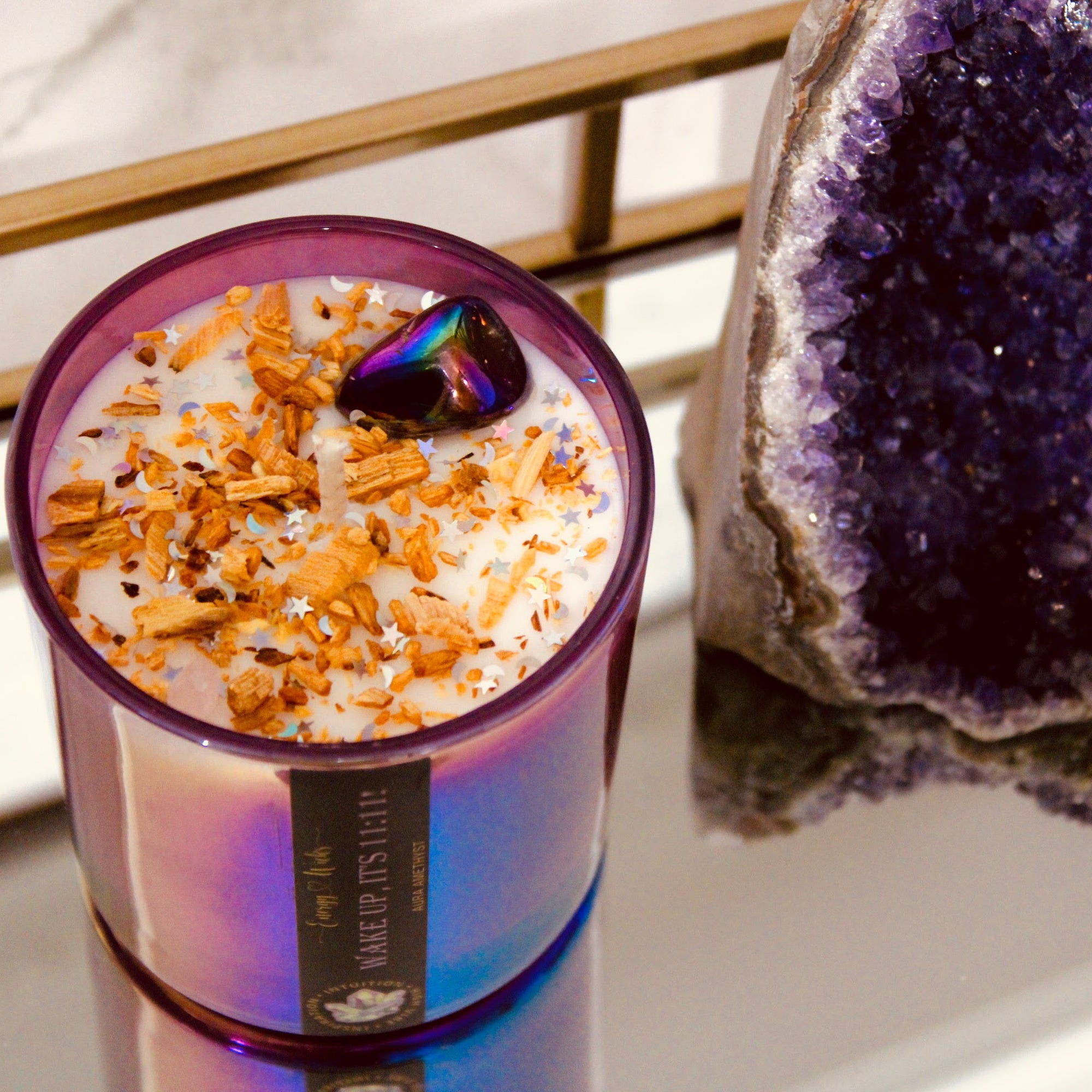 11:11 Crystal Candle