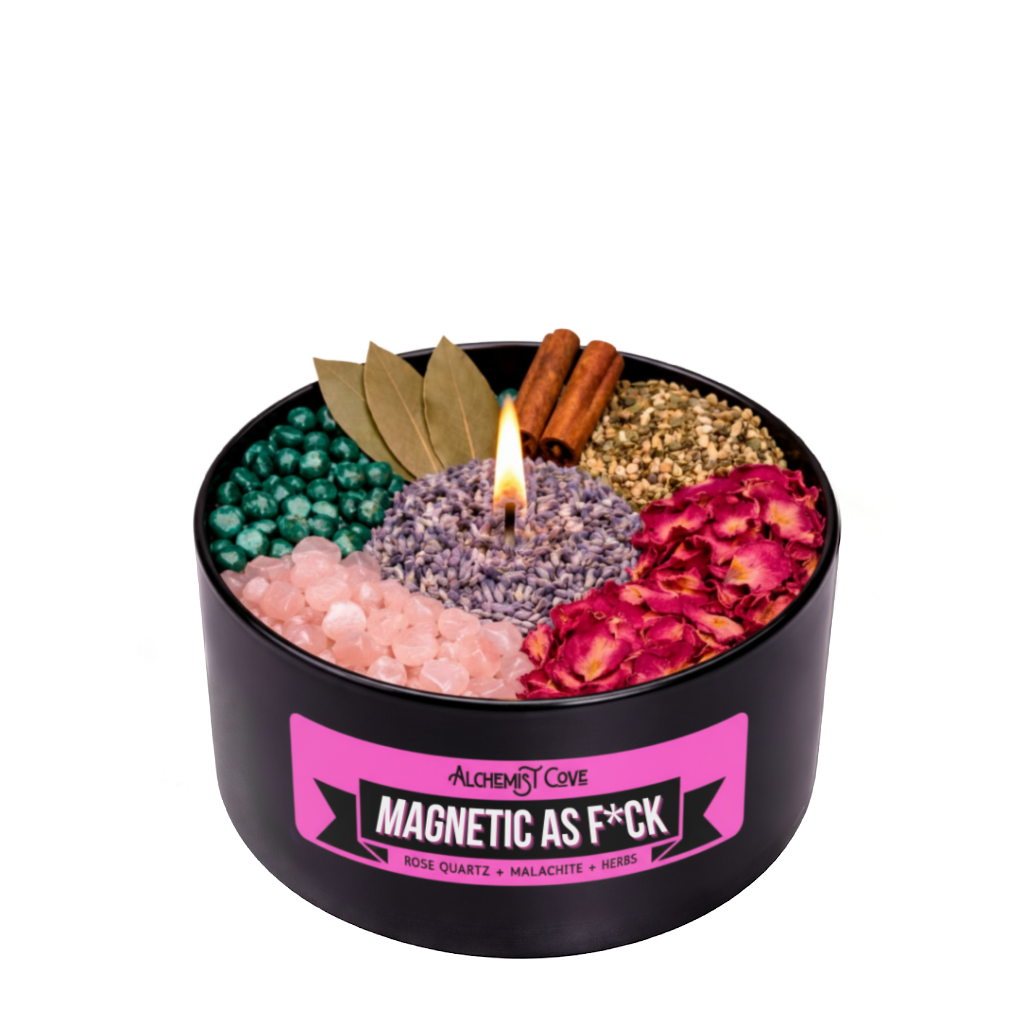 Magnetic As Fuck Crystal Candle