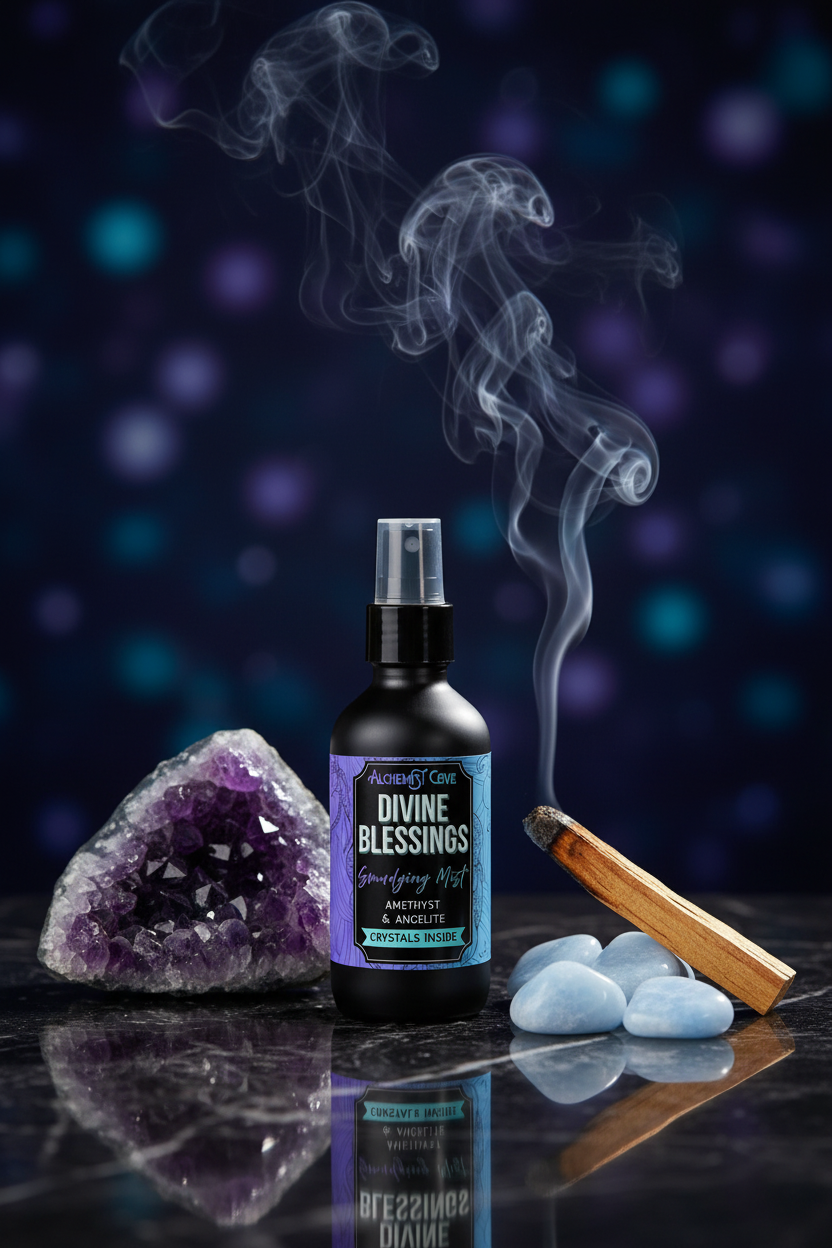 Divine Blessing Smudging Mist - Black Marble