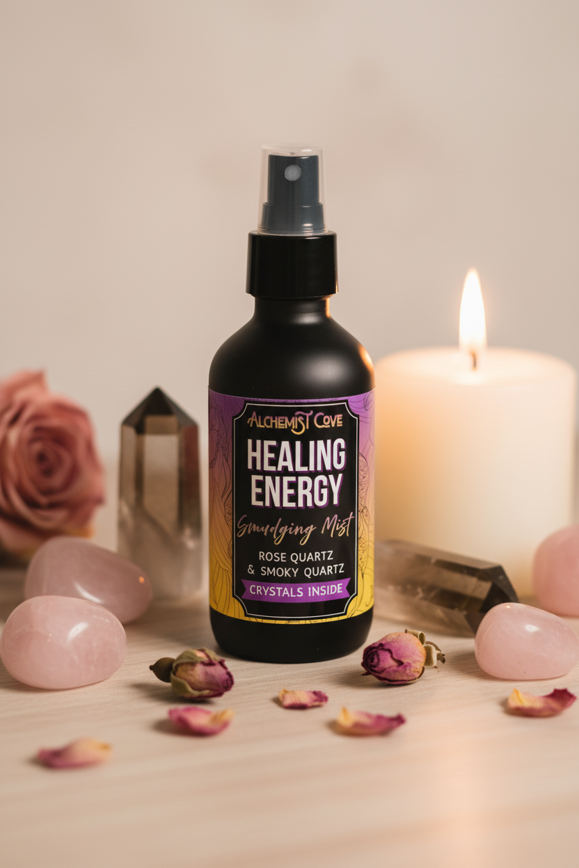 Healing Energy - Natural Wood Altar