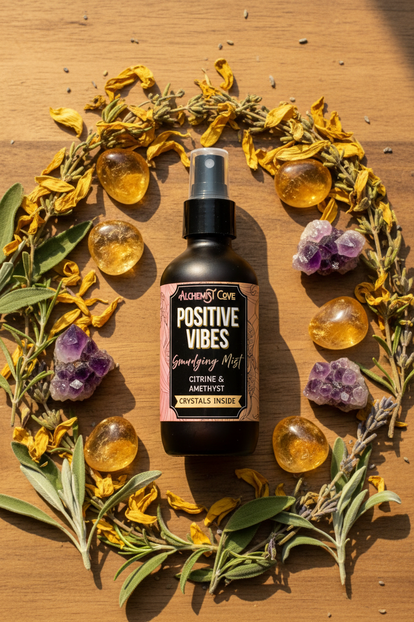 Positive Vibes - Nested Close-Up