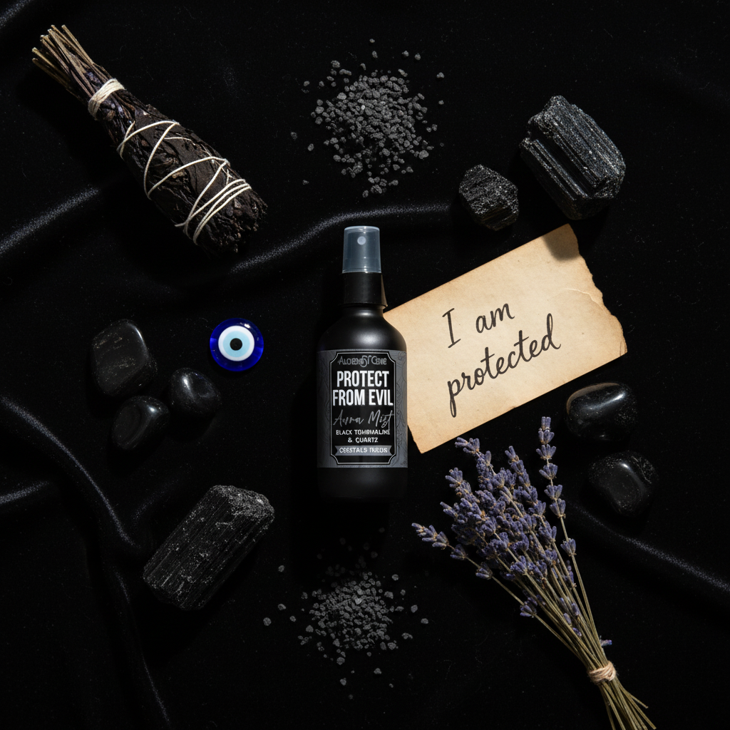 Protect From Evil - Flat Lay