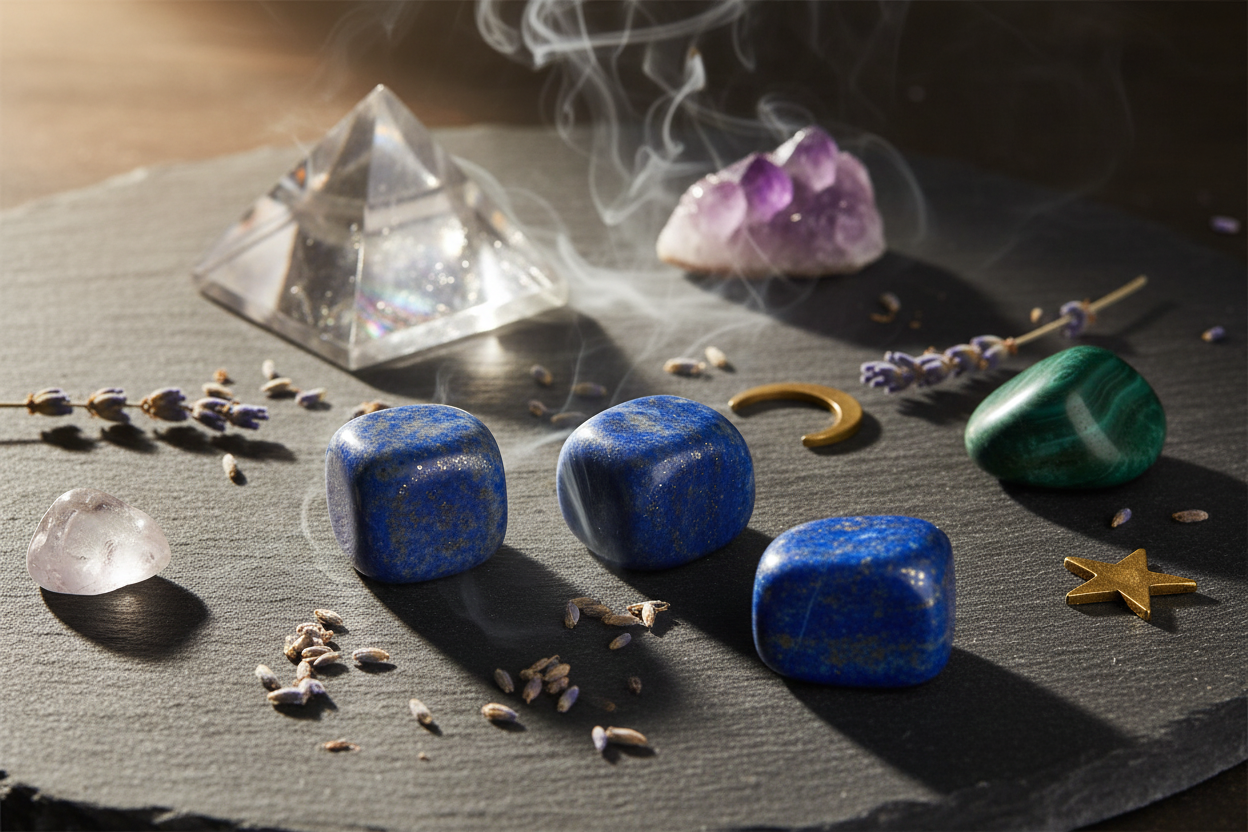 Tumbled Lapis Lazuli lifestyle image